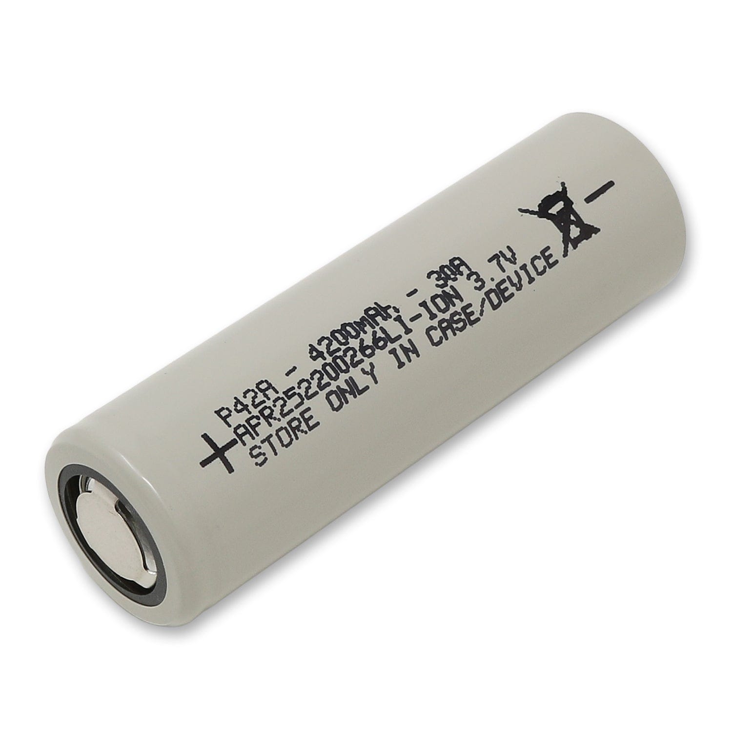 21700 Lithium-ion Rechargeable Cell - 4200mAh 3.7V 30A by The Pi Hut - The Pi Hut