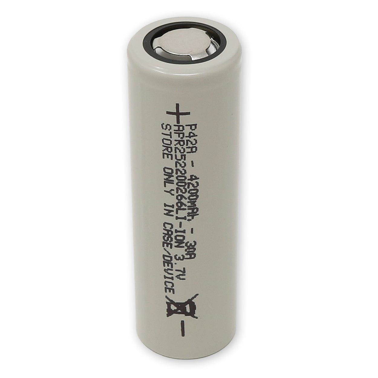 21700 Lithium-ion Rechargeable Cell - 4200mAh 3.7V 30A by The Pi Hut - The Pi Hut