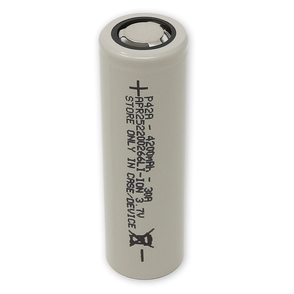 21700 Lithium-ion Rechargeable Cell - 4200mAh 3.7V 30A - The Pi Hut 21700 Lithium-ion Rechargeable Cell - 4200mAh 3.7V 30A - The Pi Hut