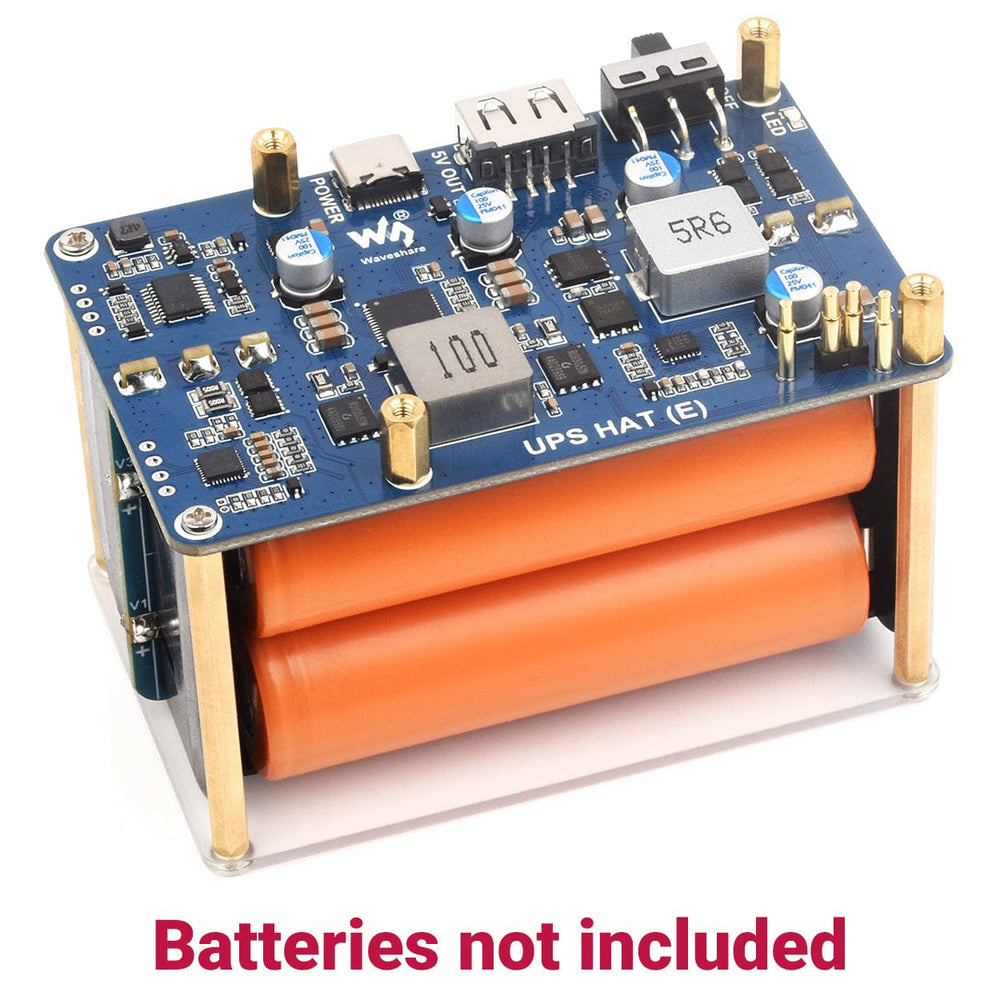 21700 UPS HAT (E) for Raspberry Pi 5/4/3 by Waveshare - The Pi Hut