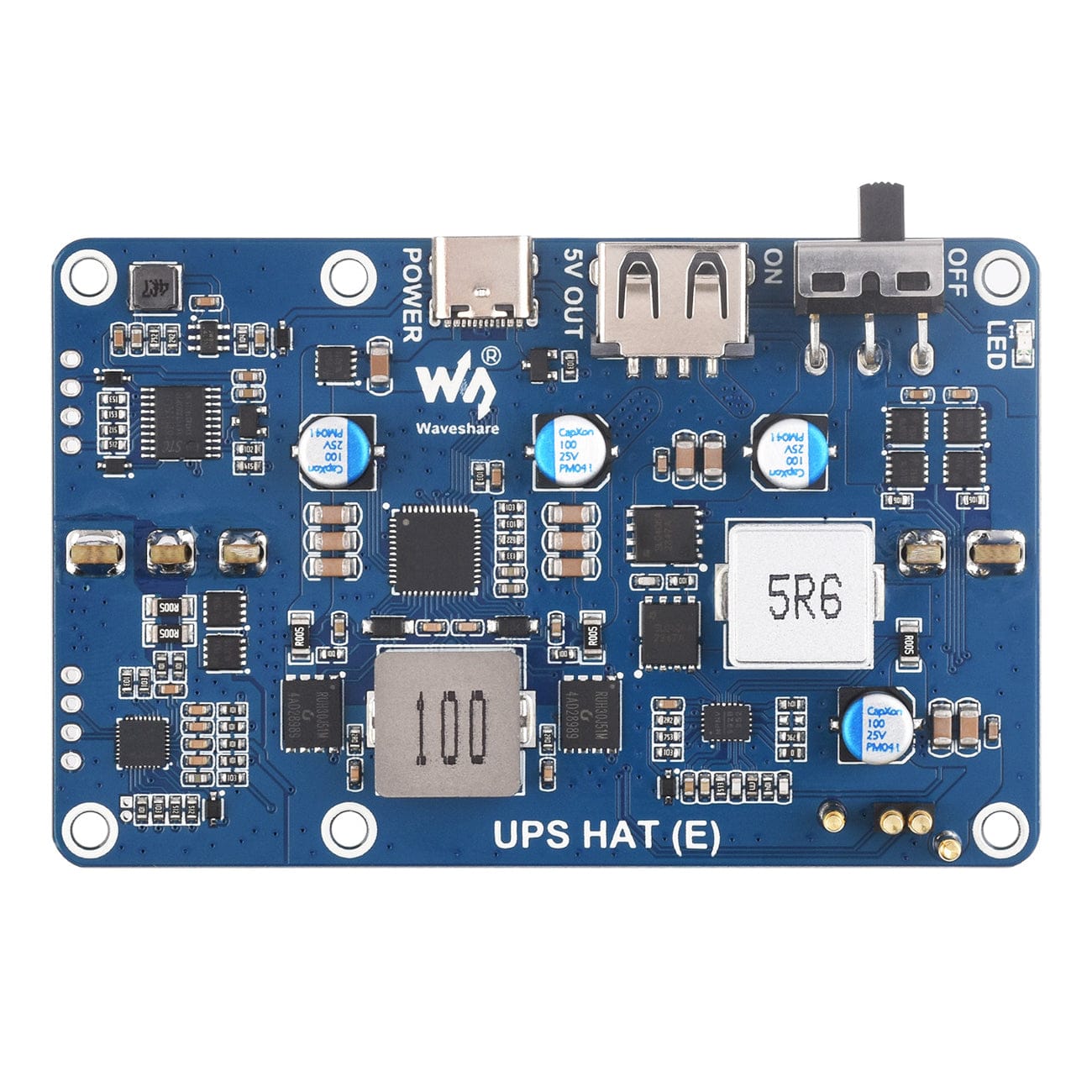 21700 UPS HAT (E) for Raspberry Pi 5/4/3 by Waveshare - The Pi Hut