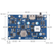 21700 UPS HAT (E) for Raspberry Pi 5/4/3 by Waveshare - The Pi Hut