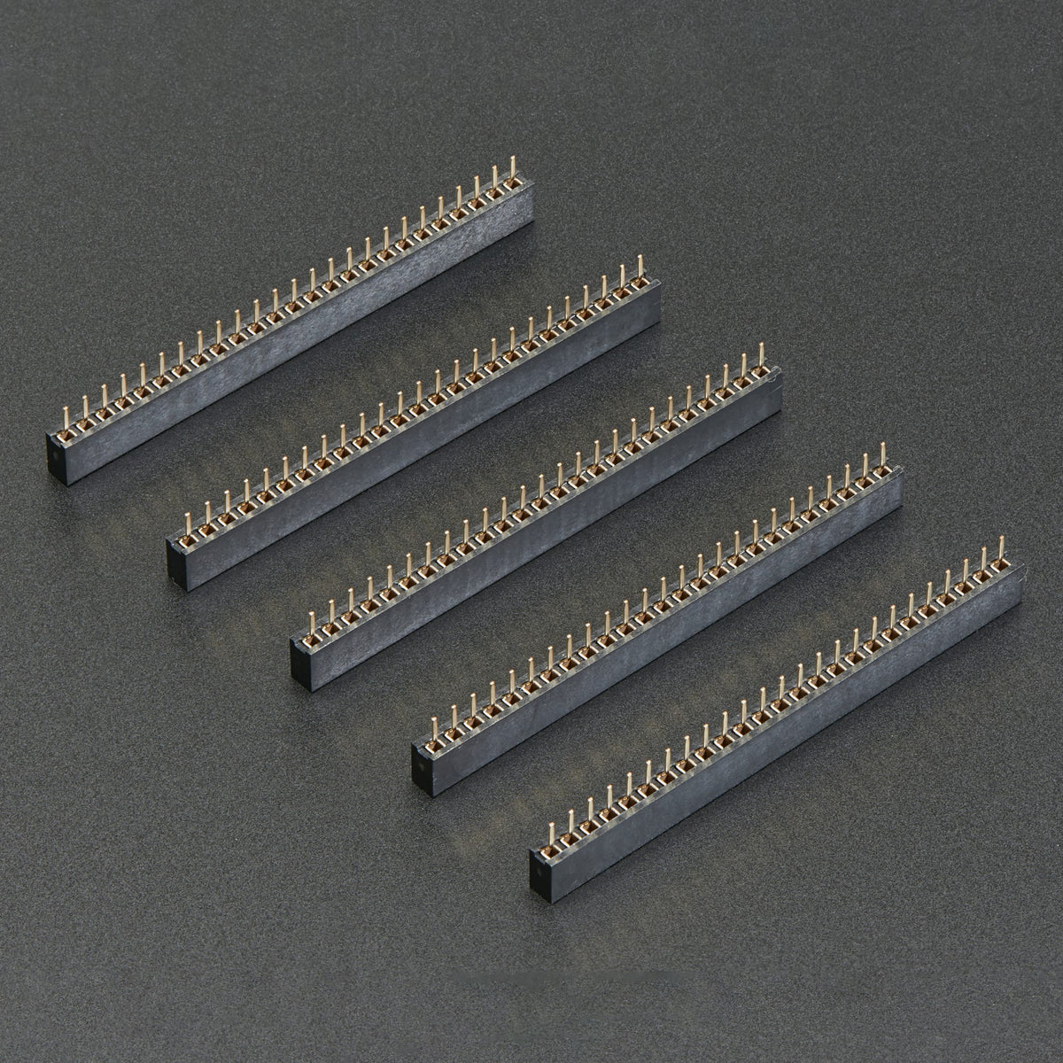 2mm Pitch 25-Pin Female Socket Headers - Pack of 5 by Adafruit - The Pi Hut