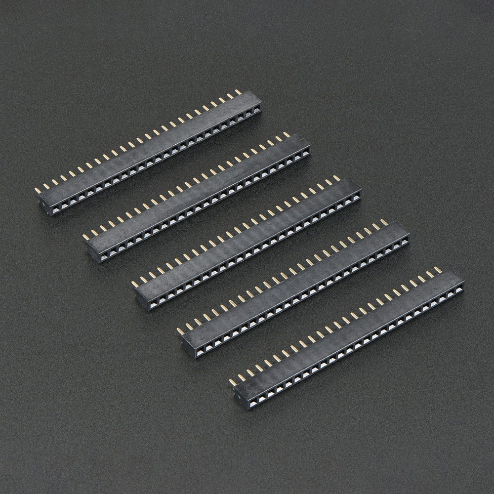 2mm Pitch 25-Pin Female Socket Headers - Pack of 5 by Adafruit - The Pi Hut