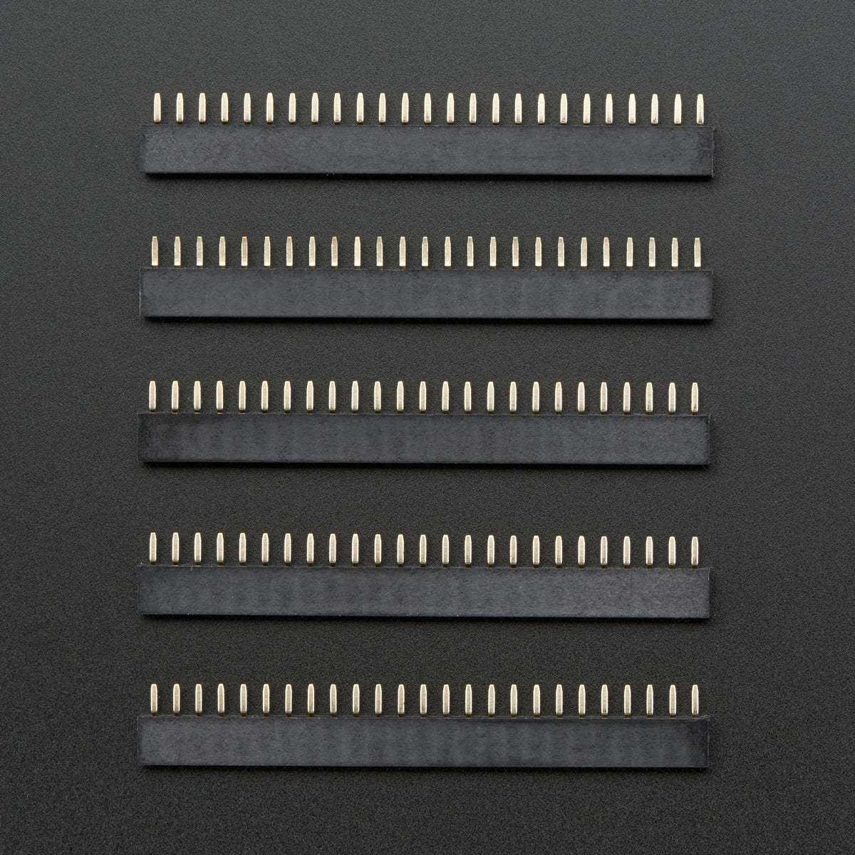 2mm Pitch 25-Pin Female Socket Headers - Pack of 5 by Adafruit - The Pi Hut