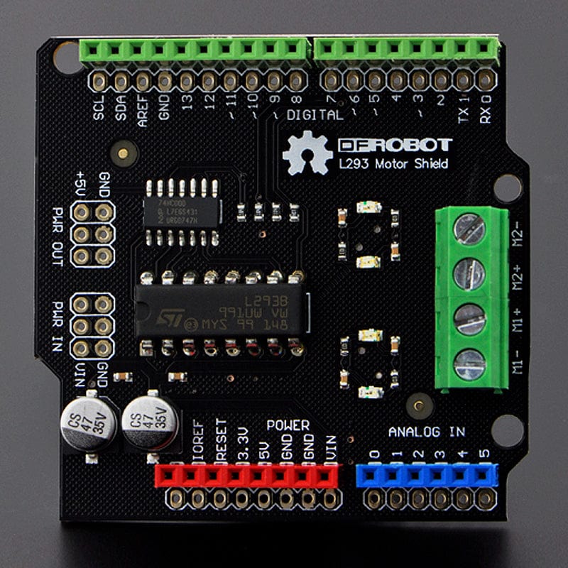 2x1A DC Motor Shield for Arduino - The Pi Hut