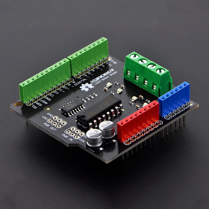 2x1A DC Motor Shield for Arduino - The Pi Hut