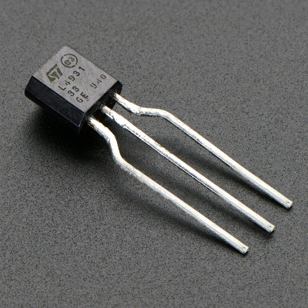 3.3V 250mA Linear Voltage Regulator - L4931-3.3 TO-92 by Adafruit - The Pi Hut