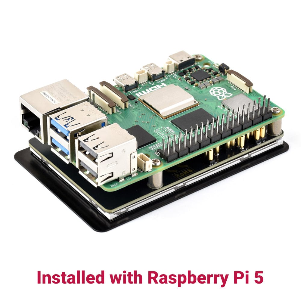 3.5" Capacitive Touch Display (F) for Raspberry Pi by Waveshare - The Pi Hut