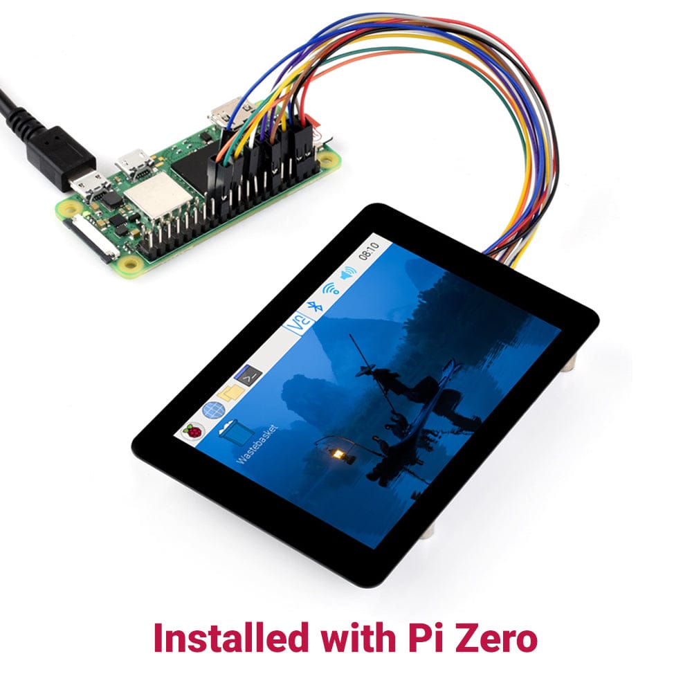 3.5" Capacitive Touch Display (F) for Raspberry Pi by Waveshare - The Pi Hut
