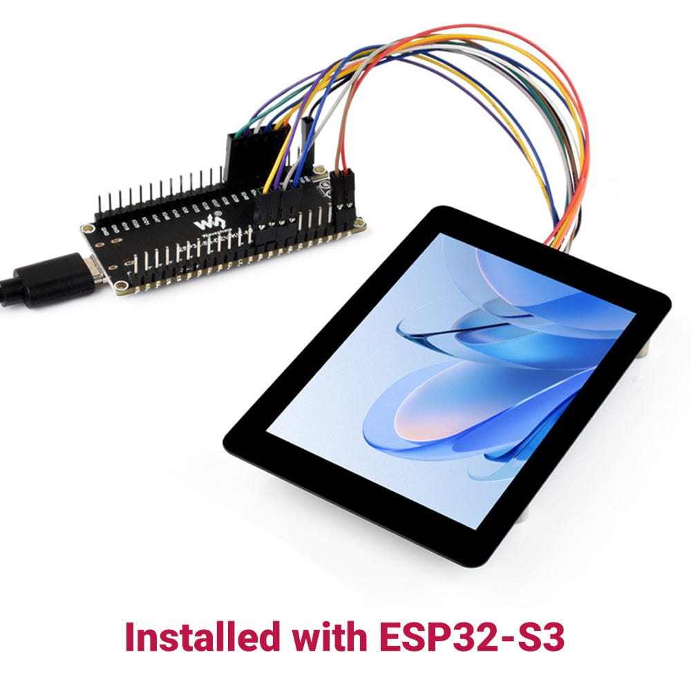 3.5" Capacitive Touch Display (F) for Raspberry Pi by Waveshare - The Pi Hut