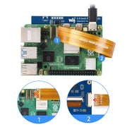 3.5" DSI Capacitive Touch Display for Raspberry Pi (640x480) by Waveshare - The Pi Hut