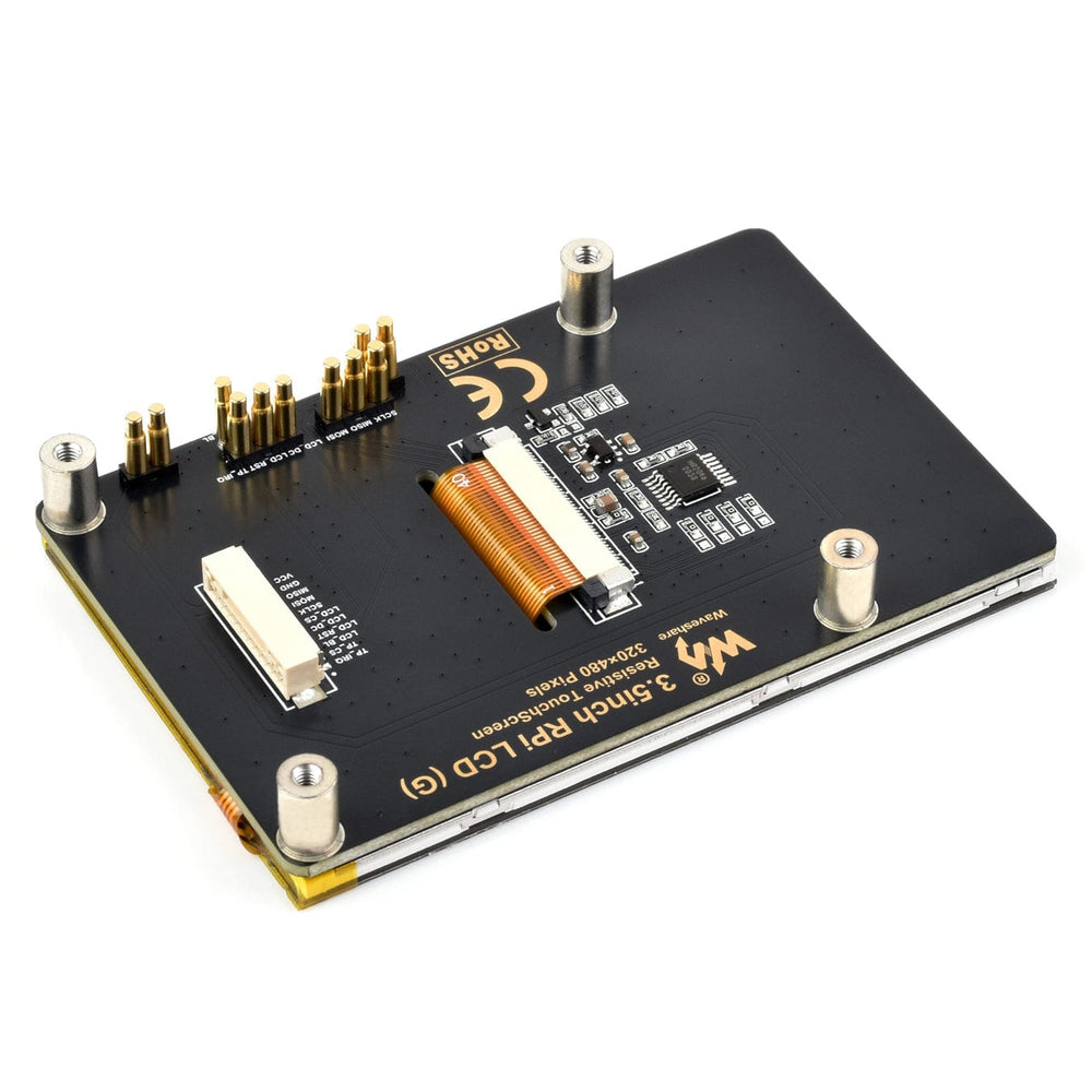 3.5" Resistive Touch Display (G) for Raspberry Pi (320x480) by Waveshare - The Pi Hut