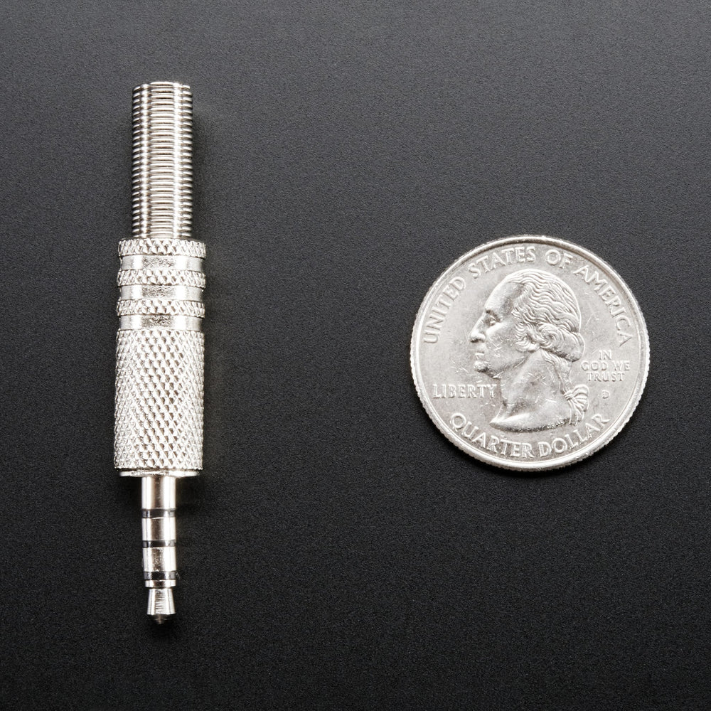 3.5mm (1/8") DIY 4-Pole (TRRS) Plug by Adafruit - The Pi Hut