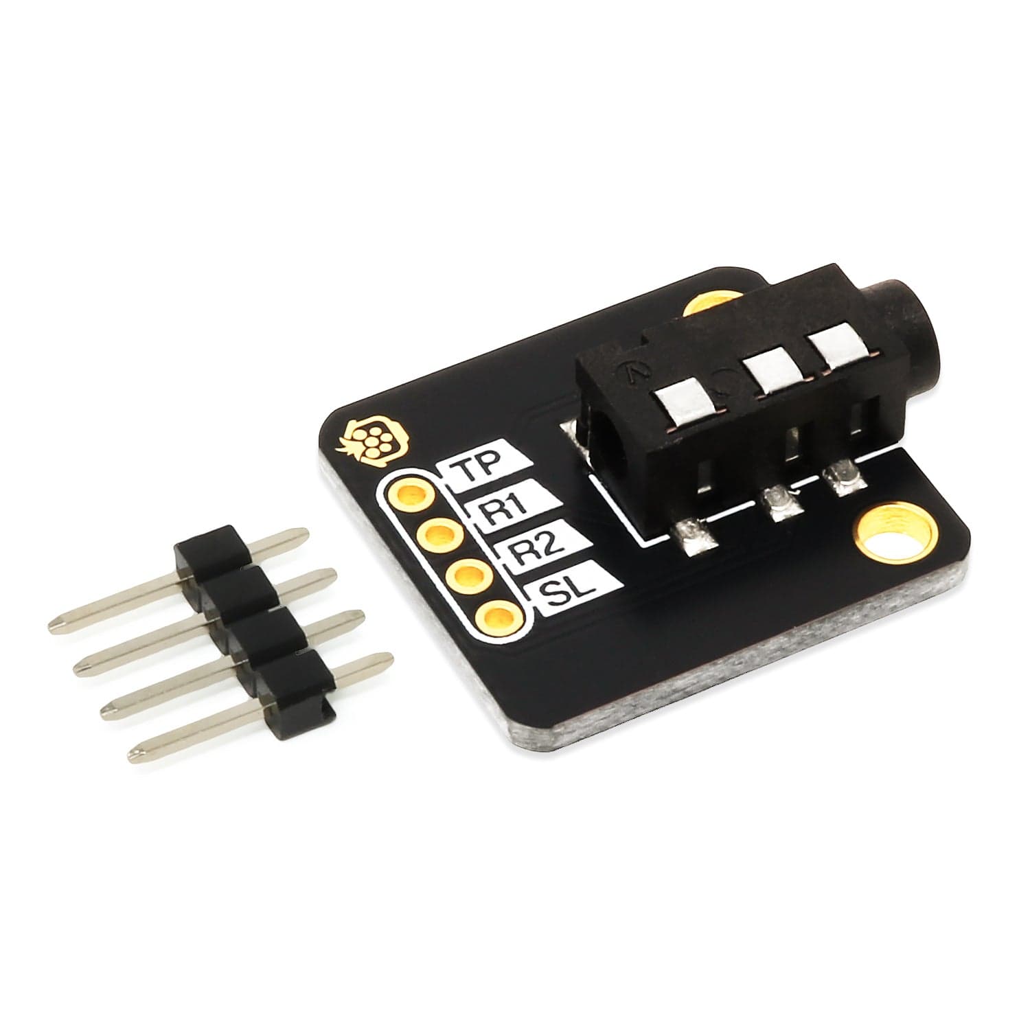 3.5mm Jack TRRS Breakout - Horizontal by The Pi Hut - The Pi Hut