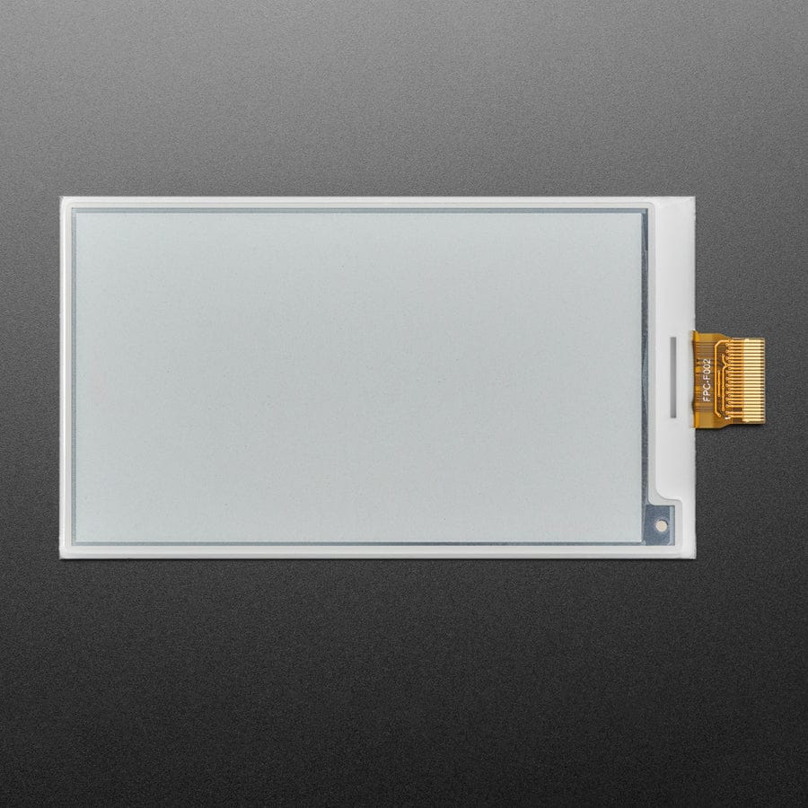3.7" 416x240 Monochrome Black/White eInk / ePaper - Bare Display - UC8253 Chipset by Adafruit - The Pi Hut