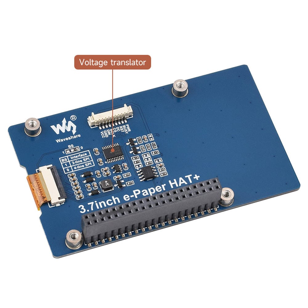 3.7" ePaper HAT (G) for Raspberry Pi - Red/Yellow/Black/White by Waveshare - The Pi Hut