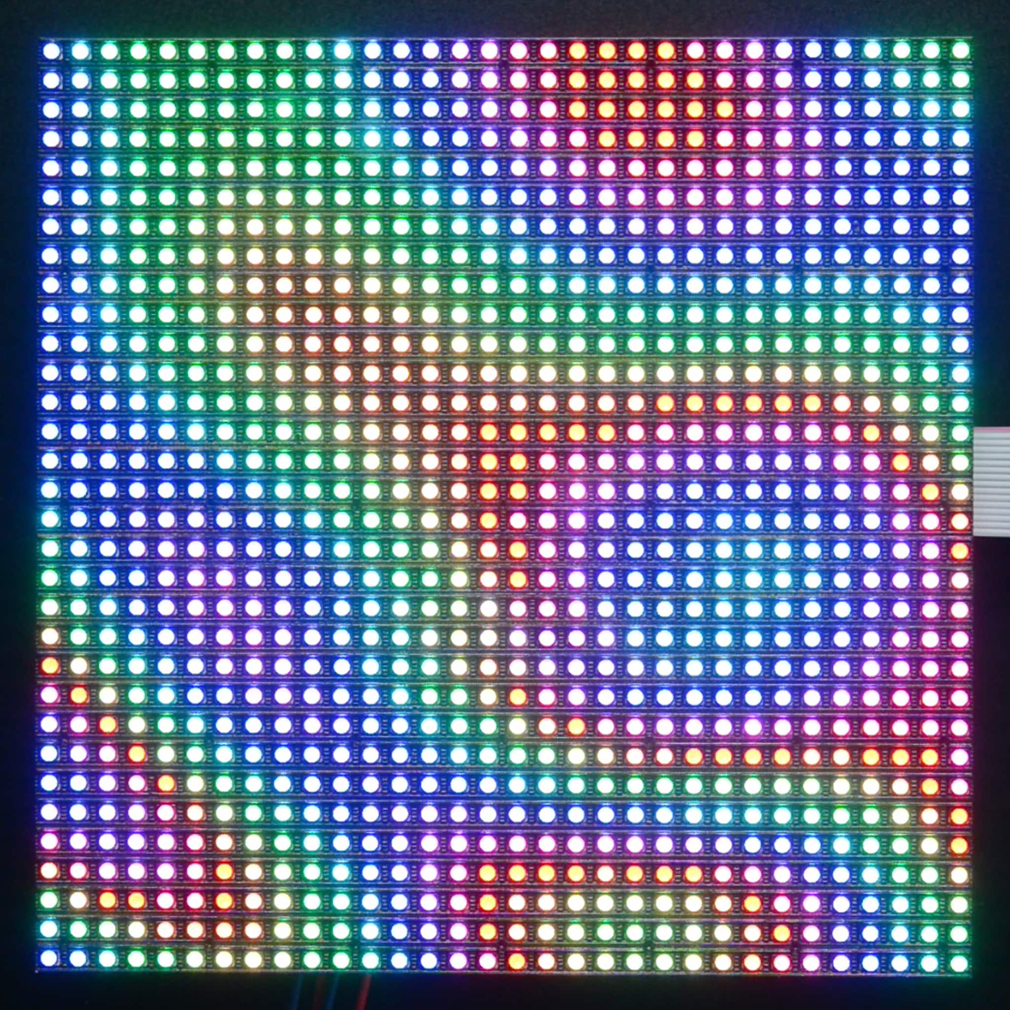 32x32 RGB LED Matrix Panel - 5mm Pitch by Adafruit - The Pi Hut