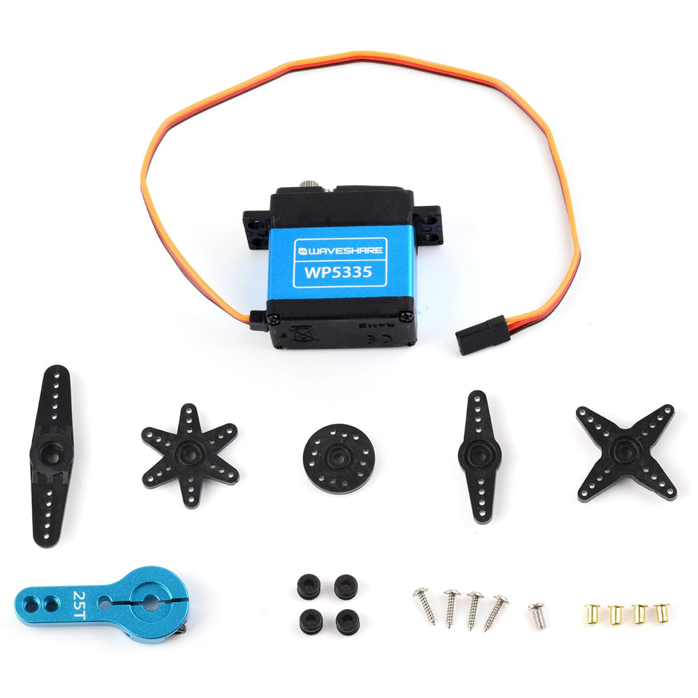 35kg.cm Steel Gear High-Torque 180° Digital Servo by Waveshare - The Pi Hut