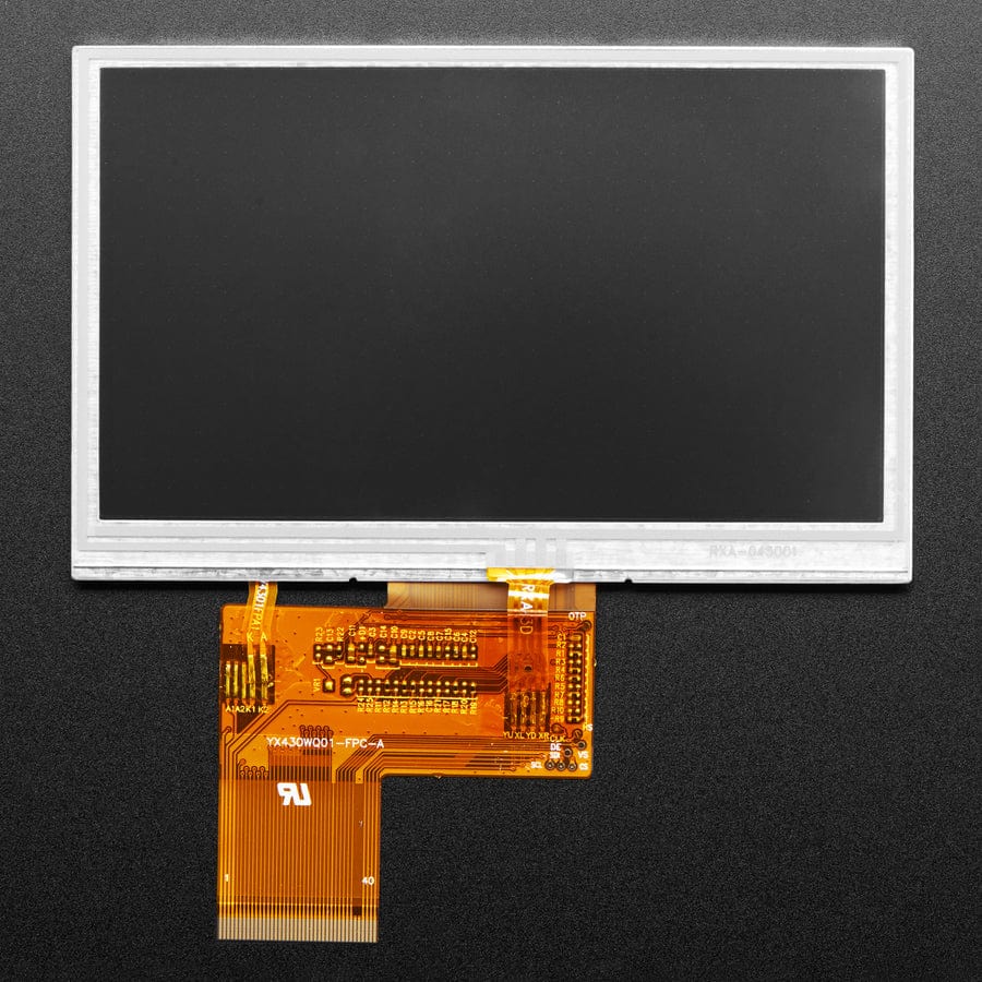 4.3" 40-pin TFT Display - 480 x 272 with Touchscreen