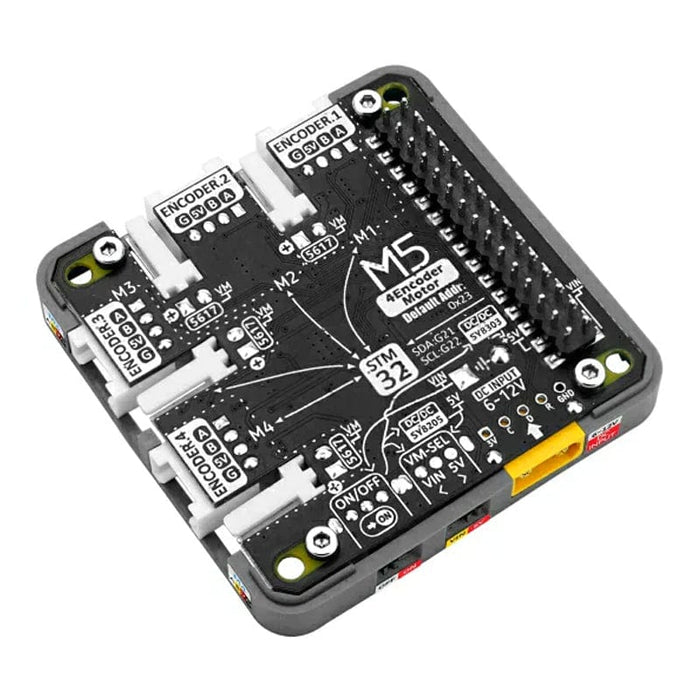 Motor Encoder Driver 4-Channel Encoder Motor Driver Module (STM32F030) - The Pi Hut