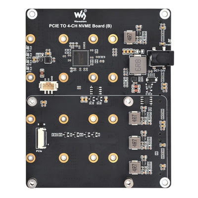 4-Channel M.2 Adapter for Raspberry Pi 5 - The Pi Hut