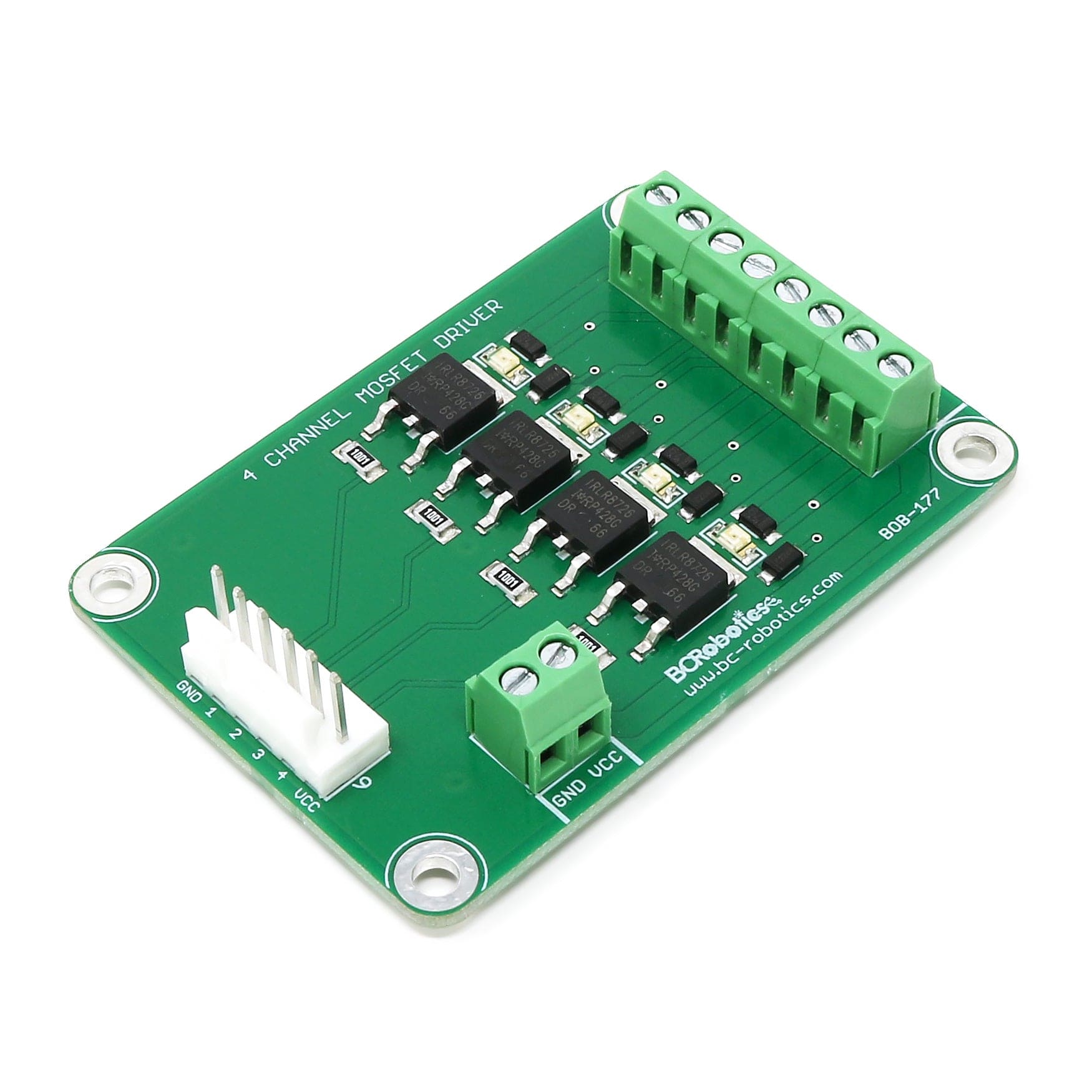4-Channel MOSFET Driver by BCRobotics - The Pi Hut
