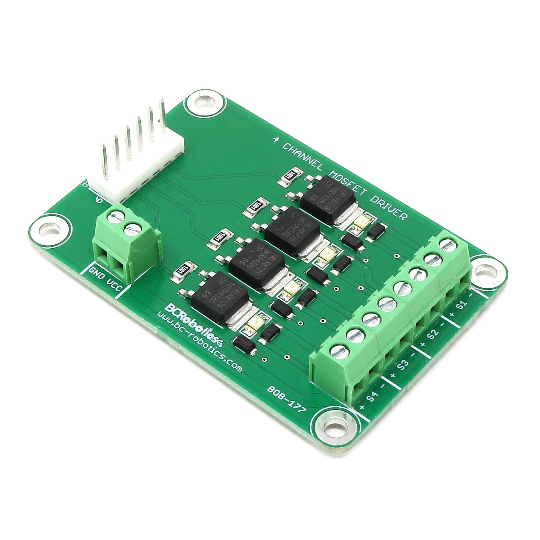 4-Channel MOSFET Driver by BCRobotics - The Pi Hut