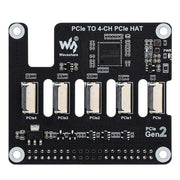 4-Channel PCIe Expander HAT for Raspberry Pi 5 by Waveshare - The Pi Hut
