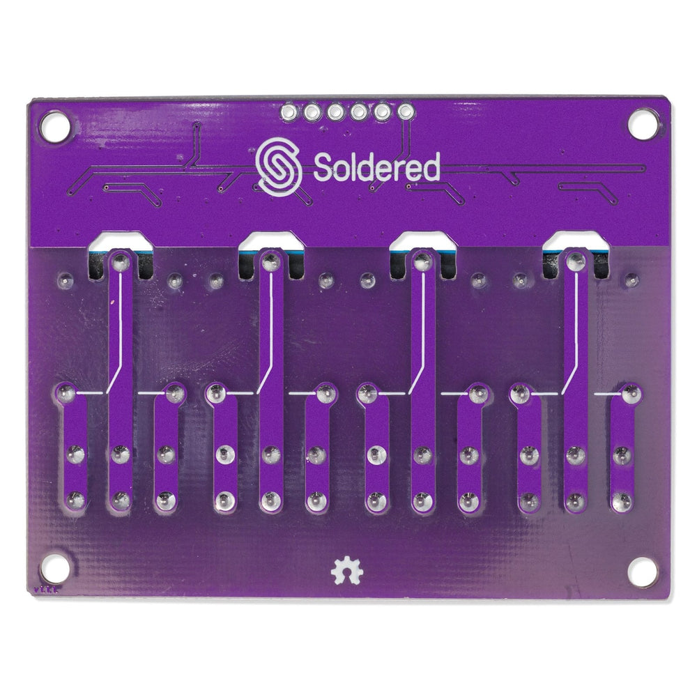 4-Channel Relay Board by Soldered Electronics - The Pi Hut