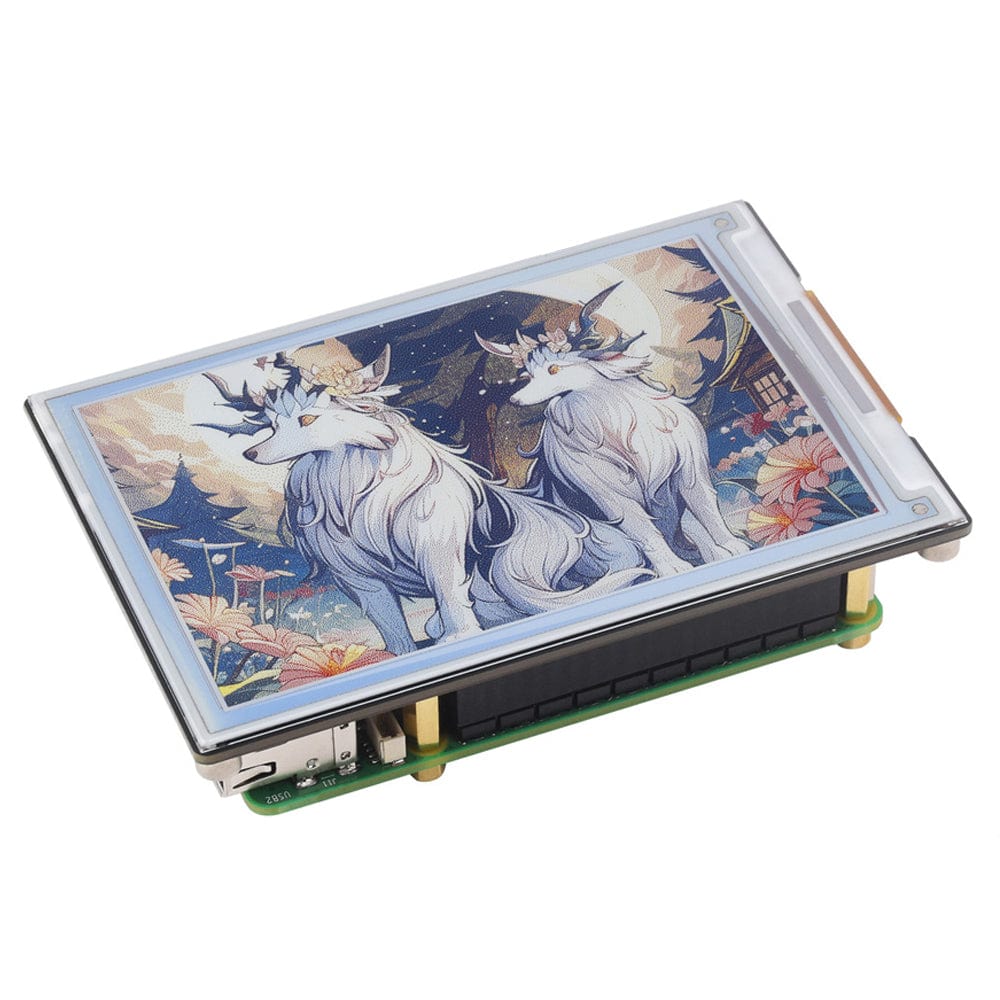 4" Full-Colour E-Paper Display HAT+ for Raspberry Pi (600x400)