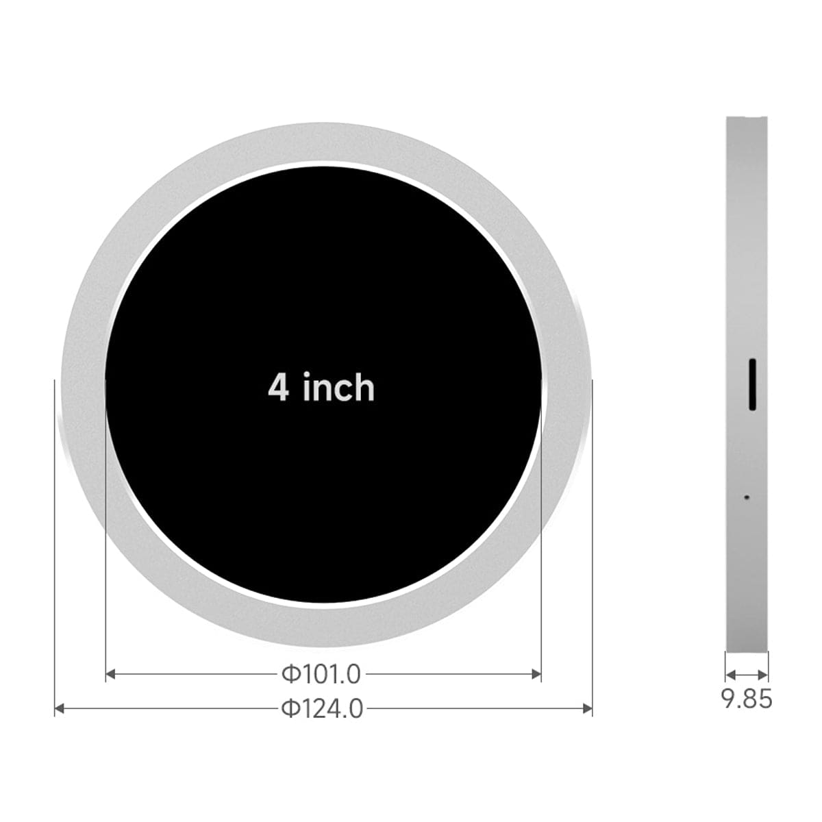 4" USB Monitor with AIO LCD Screen - The Pi Hut