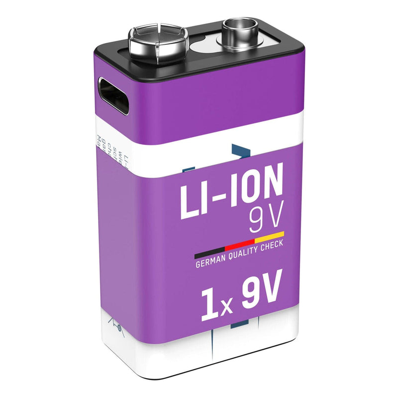 400mAh Li-Ion Rechargeable 9V E-Block Battery - The Pi Hut
