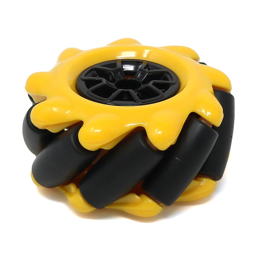 Rotary Wheel For Raspberry Pi 48mm Mecanum Wheel Set with Hubs - The Pi Hut