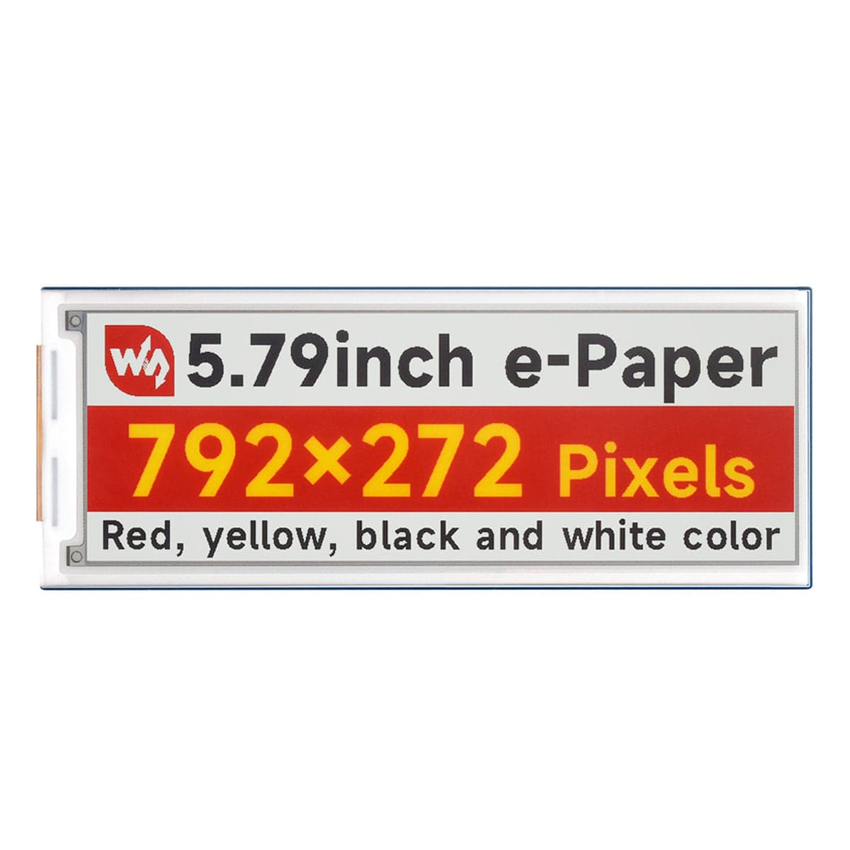 5.79" E-Paper Display Module (792 x 272) - The Pi Hut