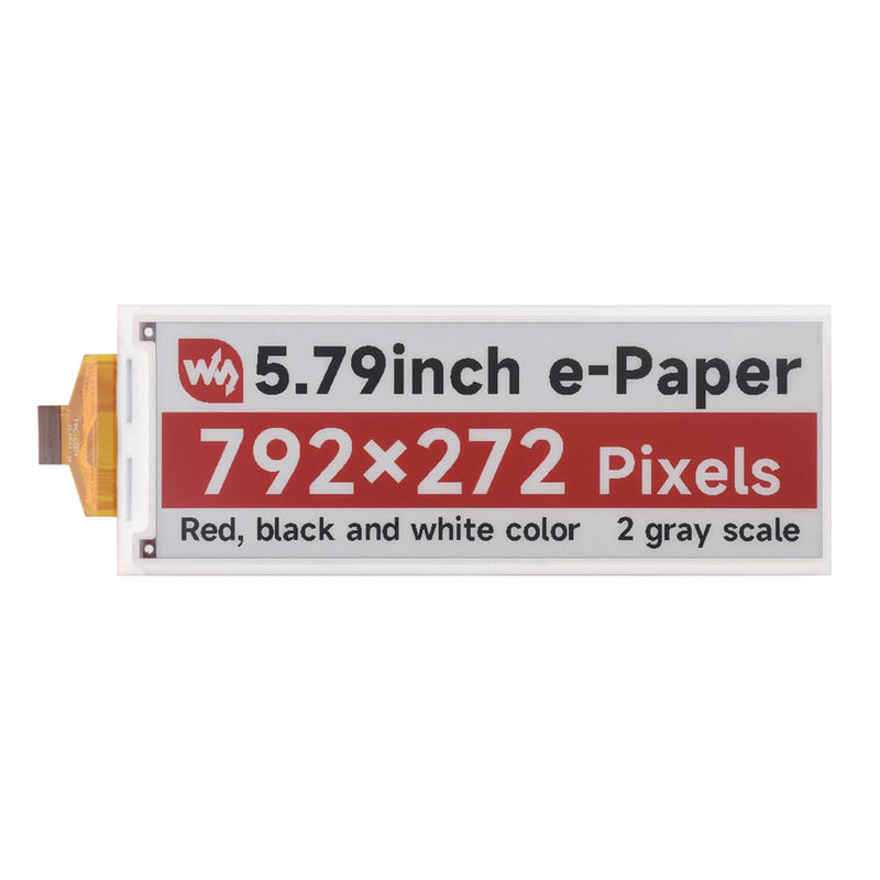 5.79" E-Paper Raw Display Panel (792 x 272) - The Pi Hut