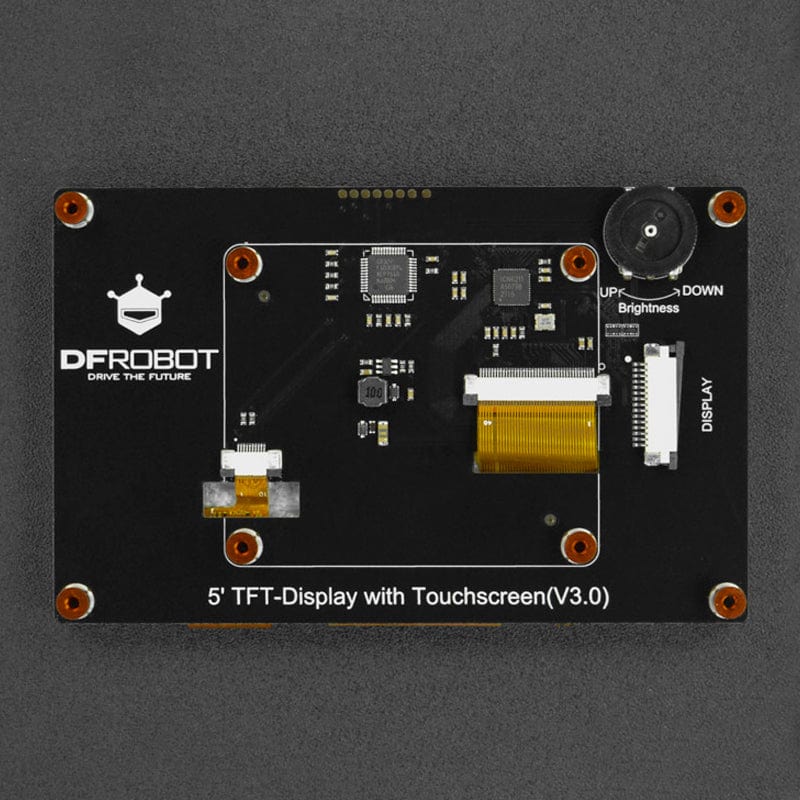 5'' 800 x 480 TFT Raspberry Pi DSI Touchscreen (Compatible with Raspberry Pi 3B/3B+/4B/5) - The Pi Hut