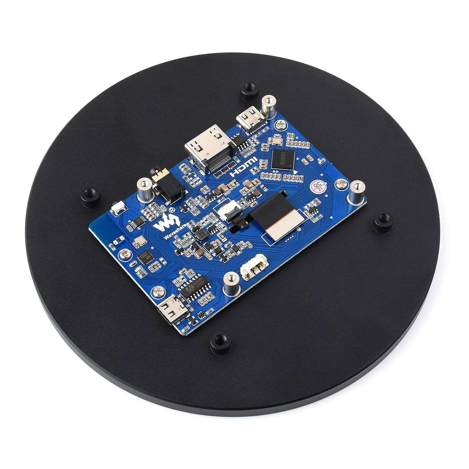 5" Round IPS HDMI Touch Display for Raspberry Pi (1080x1080) - The Pi Hut