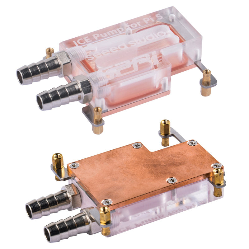 52Pi ICE Pump Water Cooling Block for Raspberry Pi 5 - The Pi Hut