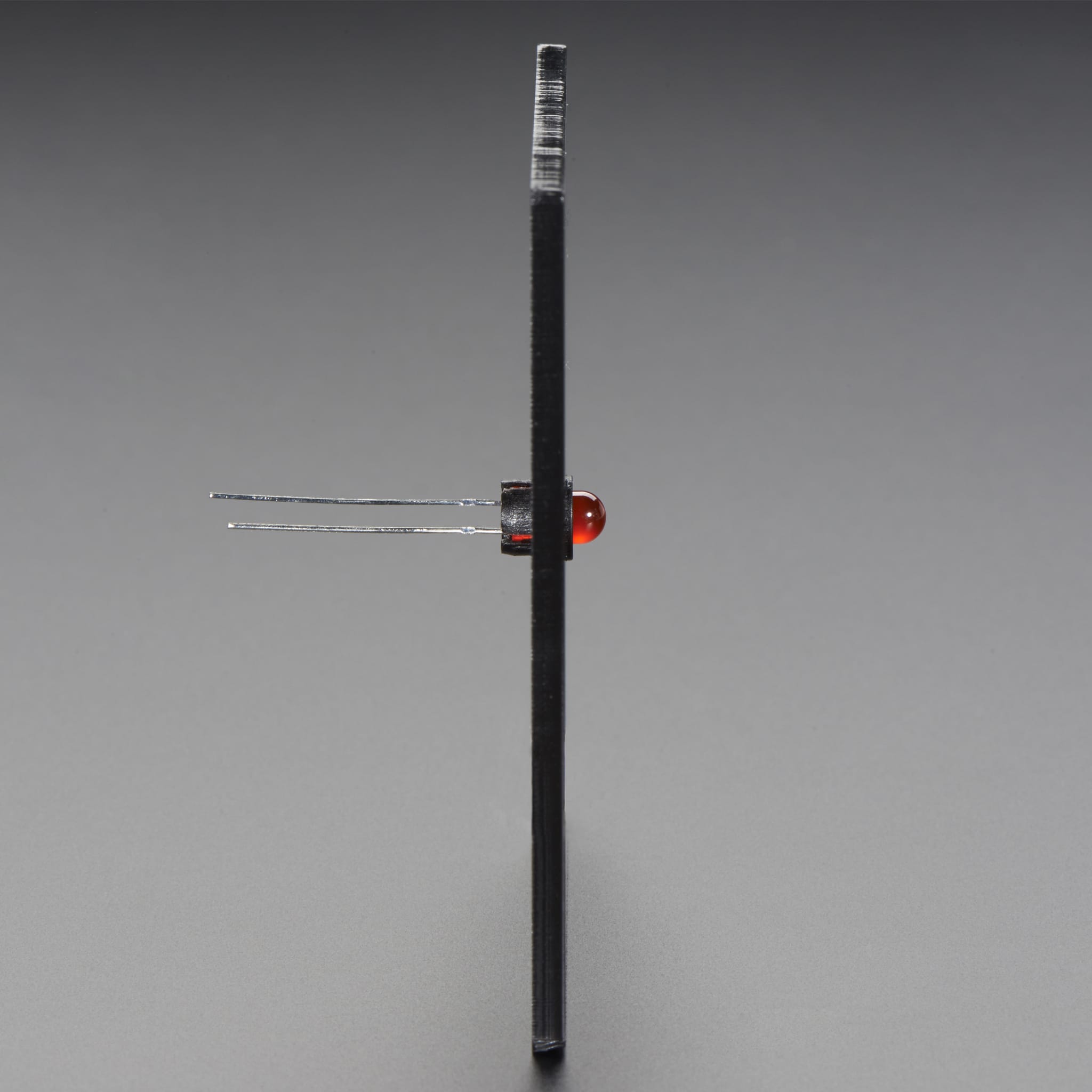 5mm Plastic Flat LED Holder - Pack of 5 by Adafruit - The Pi Hut