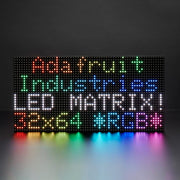 64x32 RGB LED Matrix - 6mm pitch by Adafruit - The Pi Hut
