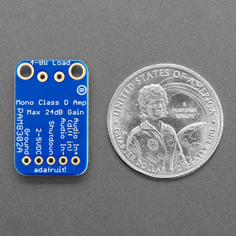 Adafruit Mono 2.5W Class D Audio Amplifier - PAM8302