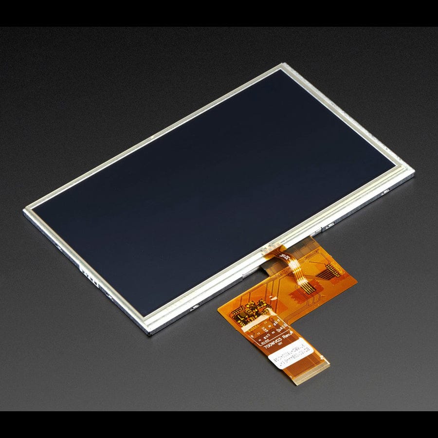7.0" 40-pin TFT Display - 800x480 with Touchscreen by Adafruit - The Pi Hut