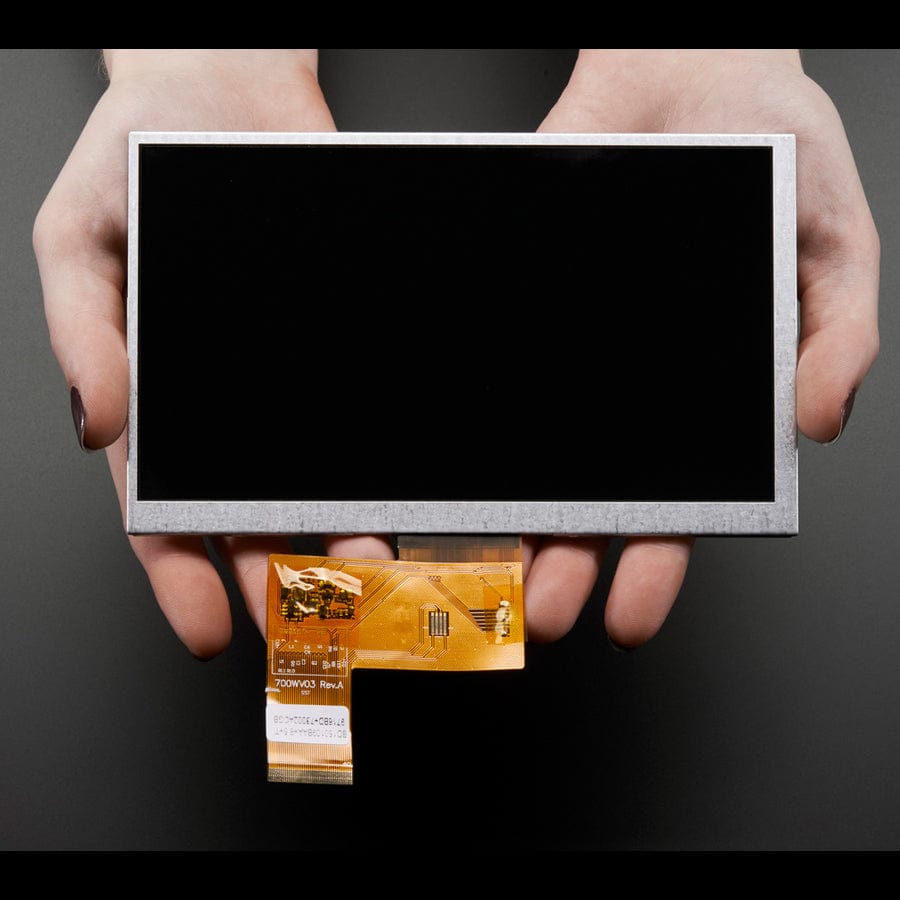 7.0" 40-pin TFT Display - 800x480 without Touchscreen by Adafruit - The Pi Hut