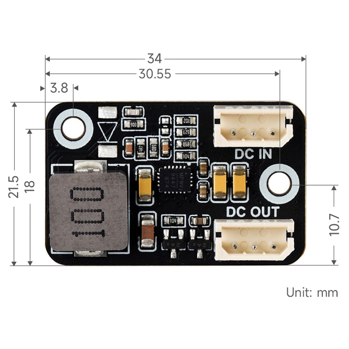 7.2V Buck Converter for Serial Bus Servos