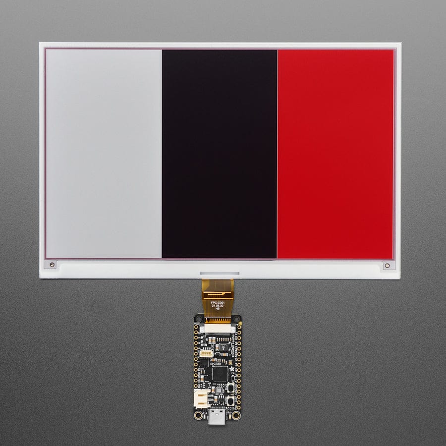 7.5" 800x480 Tri-Colour eInk / ePaper - Bare Display by Adafruit - The Pi Hut