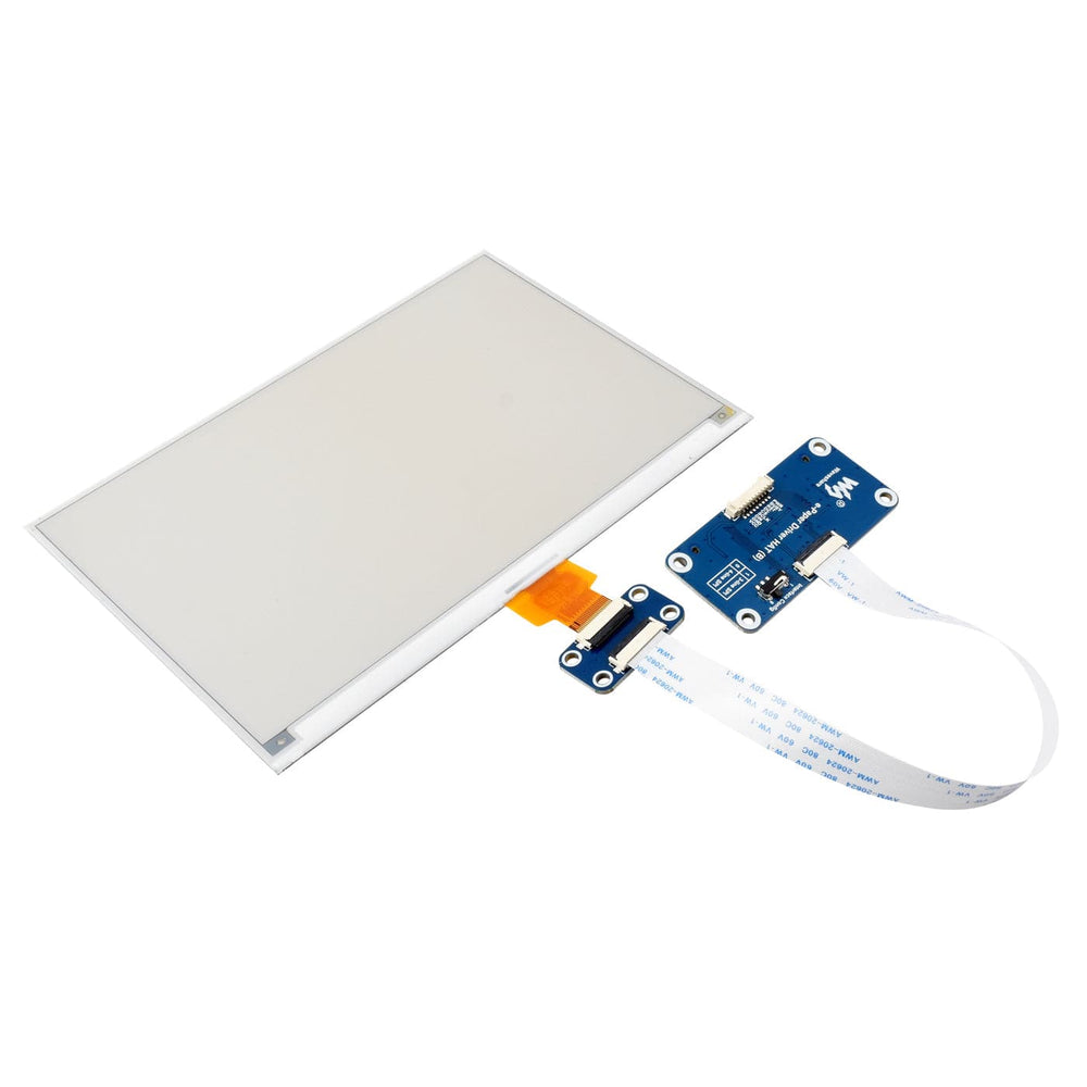 7.5" Four-Colour ePaper Display (H) with Driver HAT for Raspberry Pi by Waveshare - The Pi Hut