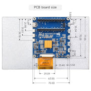 7" IPS DVI Display Module for Raspberry Pi Pico - The Pi Hut