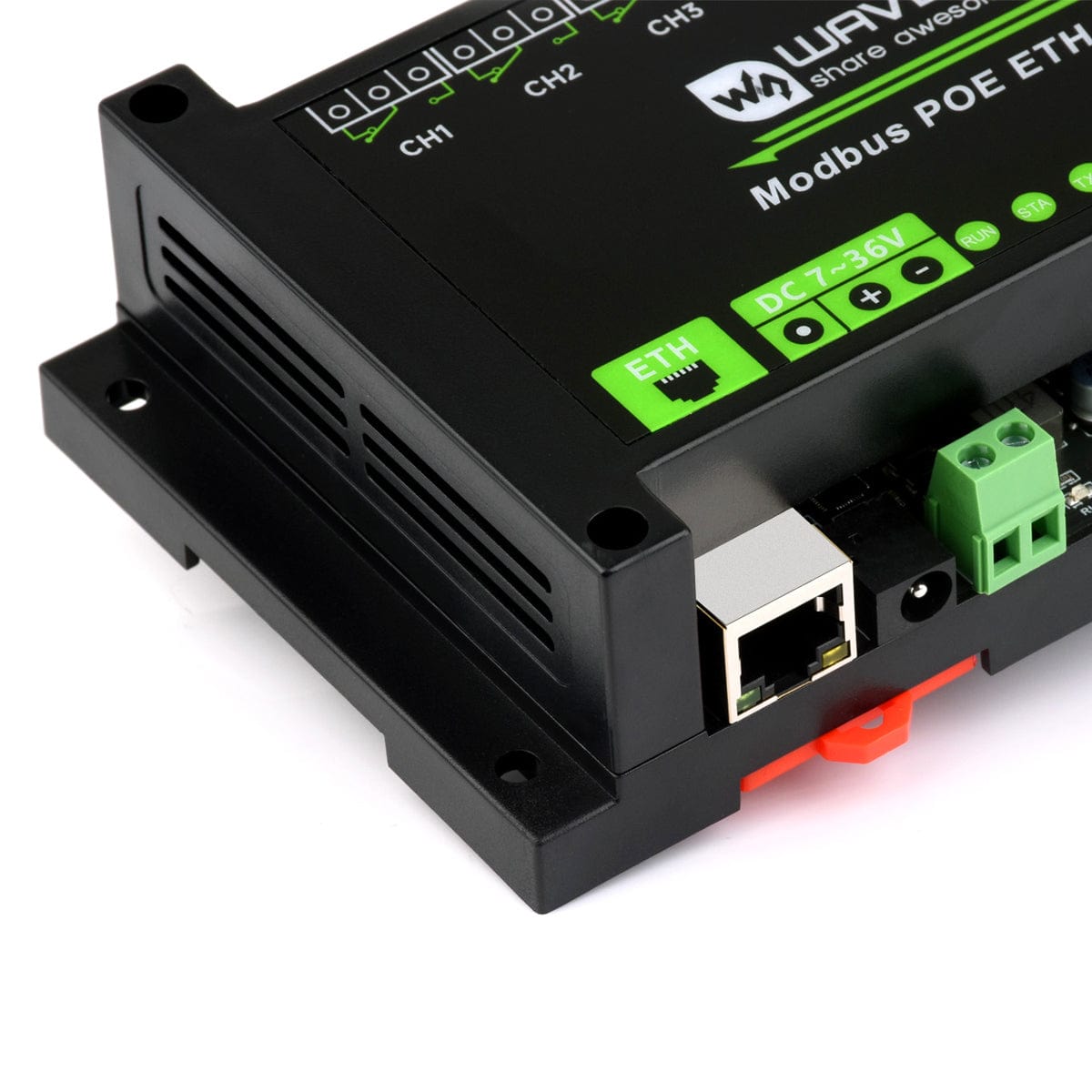 8 Channel PoE Ethernet Relay Module (B) with Digital Inputs