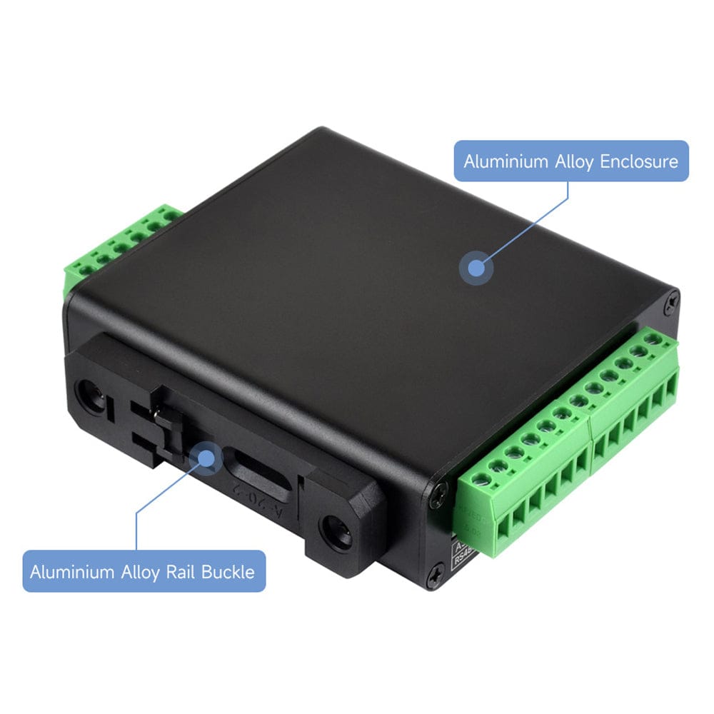 8-Channel RS485 to RJ45 Ethernet Serial Server (PoE Option) by Waveshare - The Pi Hut